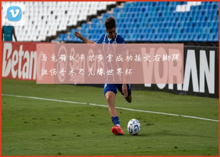 马竞确认卡尔多索成功接受右脚踝扭伤手术恐无缘世界杯